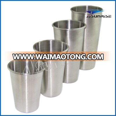 2017 high quality metal beer drinking stainless steel cup