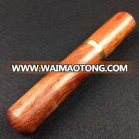 Rose Wood Single Cigar Tube Cigar Holder Case