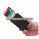 Aluminum Wallet Pocket ID Card Holder Mini Slim Metal Wallet Automatic Pop up Credit Card Case Protector